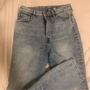 H&M ultra high mom jeans